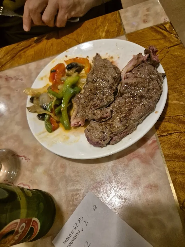 Entrecôte Et Legumes